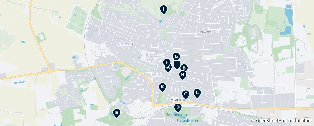 Mapa Hjørring Essentials