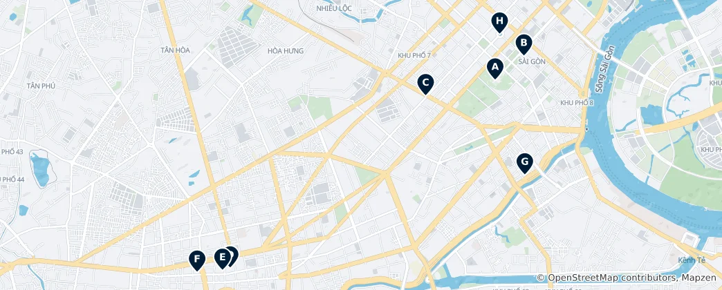Mapa Must-See Heritage Sites