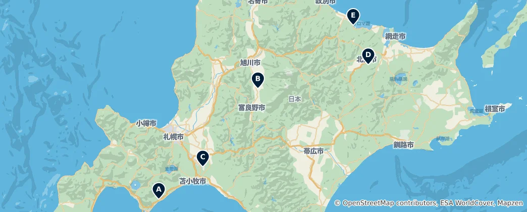 Mapa Theme & Amusement Parks