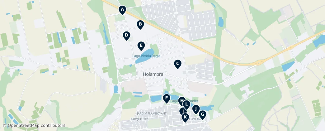 Mappa di Holambra's Floral Wonders & Dutch Charm