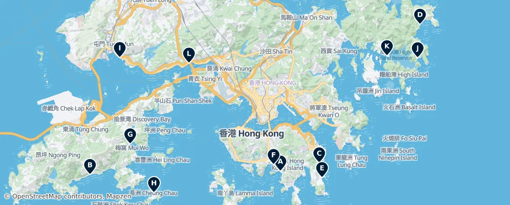 Best Beaches & Water Sports 지도