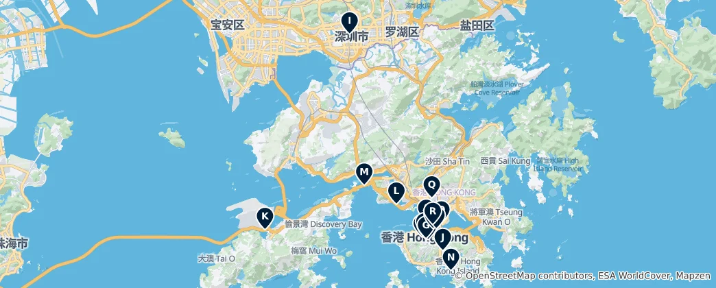 Map of Modern Architecture & Skyscrapers