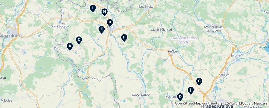 Map of Castles & Historic Sites