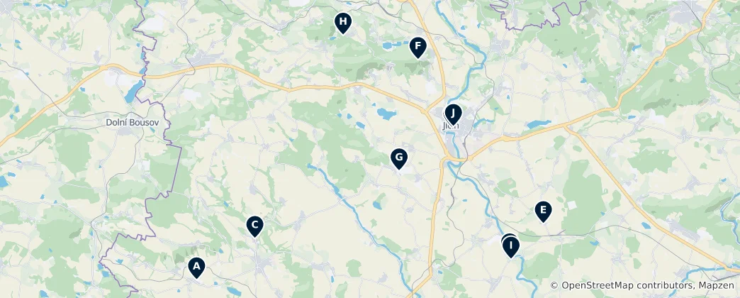 Map of Castles & Monuments