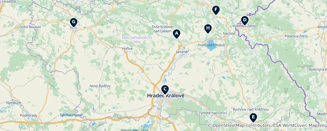 Map of Museums & Galleries