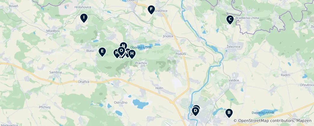 Map of Nature & Outdoor Highlights