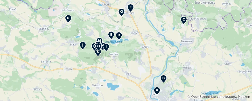 Map of Outdoor Recreation Highlights