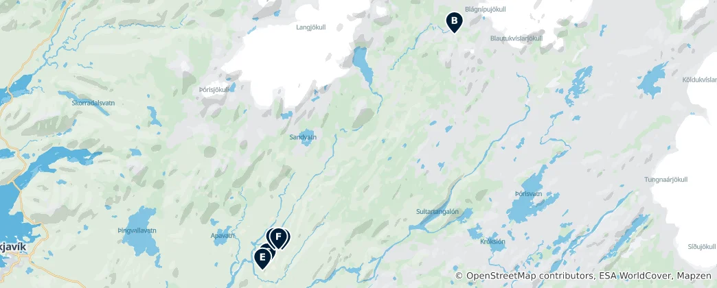 Mapa Outdoor Activities