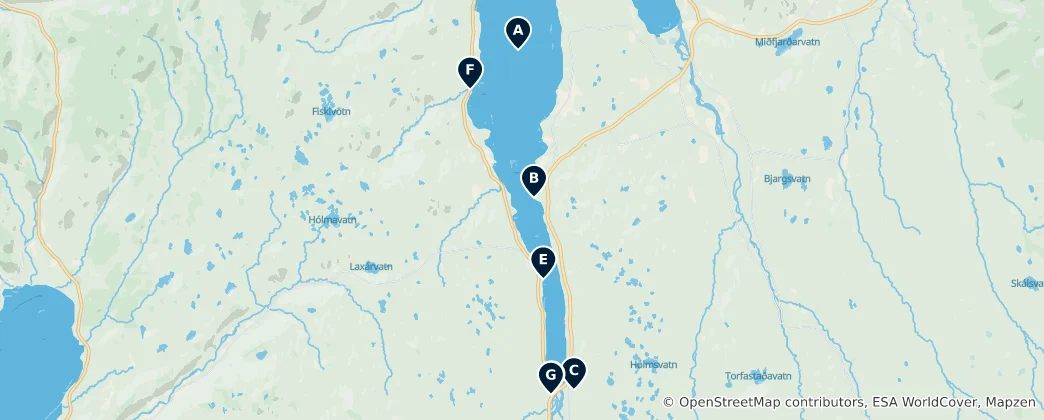 Mapa Hrútafjörður Essentials