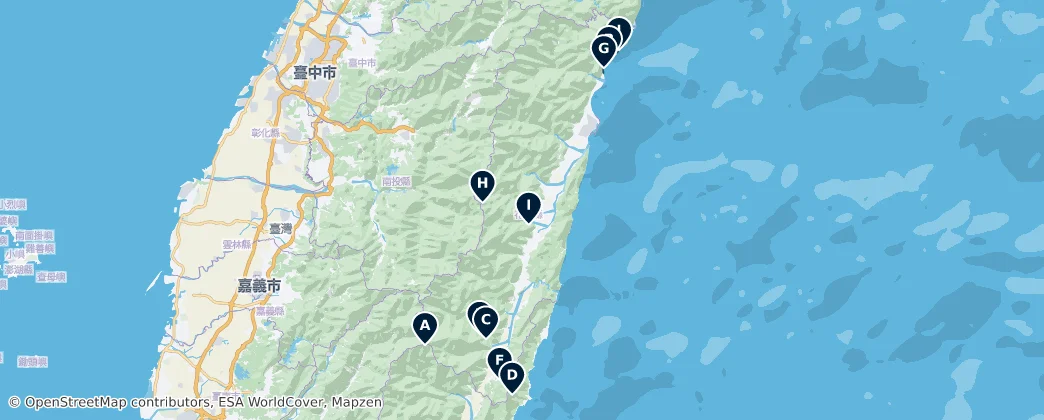 Scenic Nature Wonders — Mapa