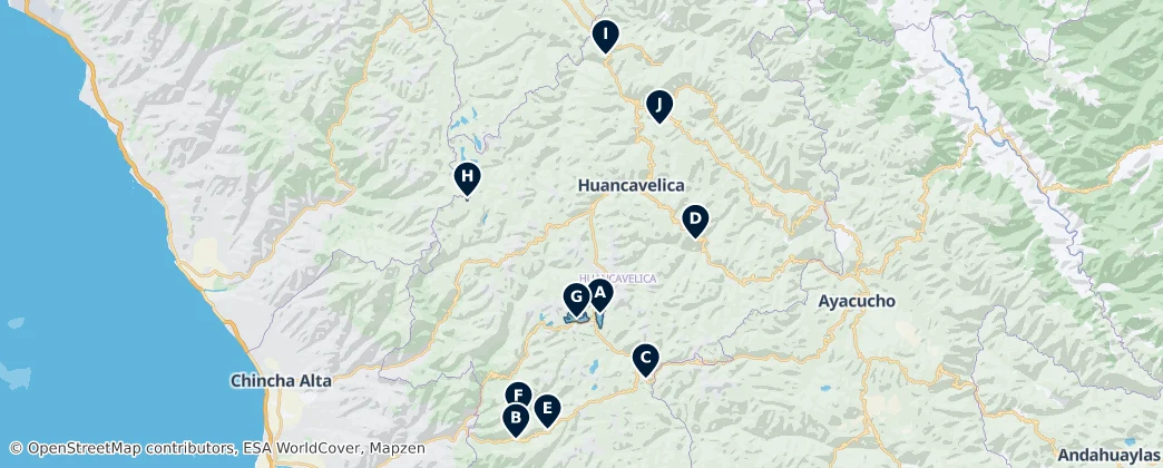 Editor's Choice: Huancavelica — Mapa