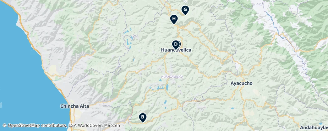 Historic Churches — Mapa