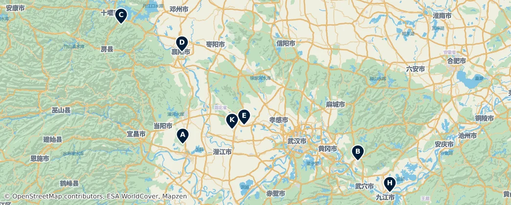 Map of Historical Ruins and Sites