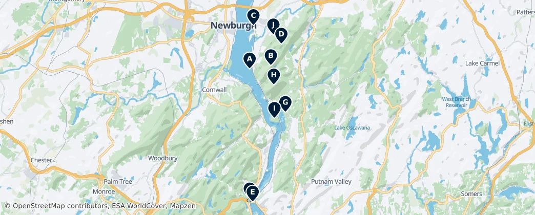 Hudson Highlands State Park Essentials — Harita