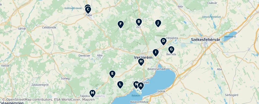 Historic Churches & Monasteries — Térkép