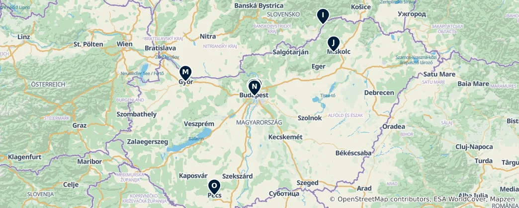 Mapa Editor's Choice: Historic Landmarks
