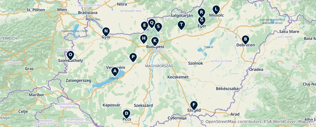 Mapa De Historic Churches & Cathedrals