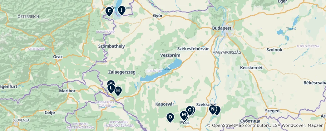 Mapa De Scenic Towers & Viewpoints