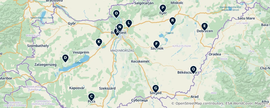 Mapa de Top Museums & Galleries
