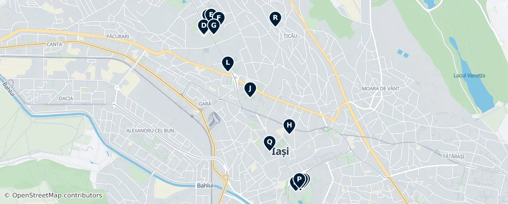 Map of Cultural Treasures of Iași
