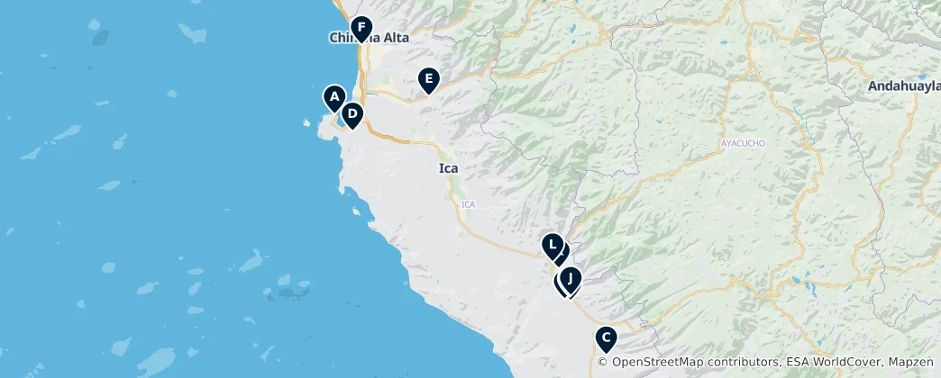 Map of Ancient Archaeological Sites