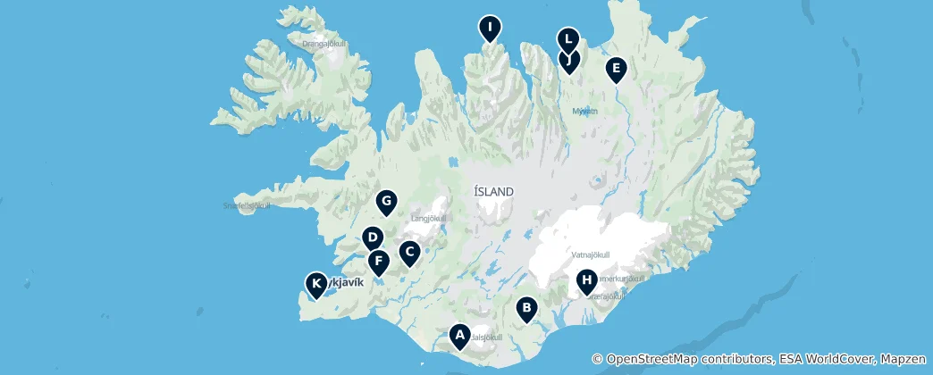 Icelandic Camping Adventures 지도
