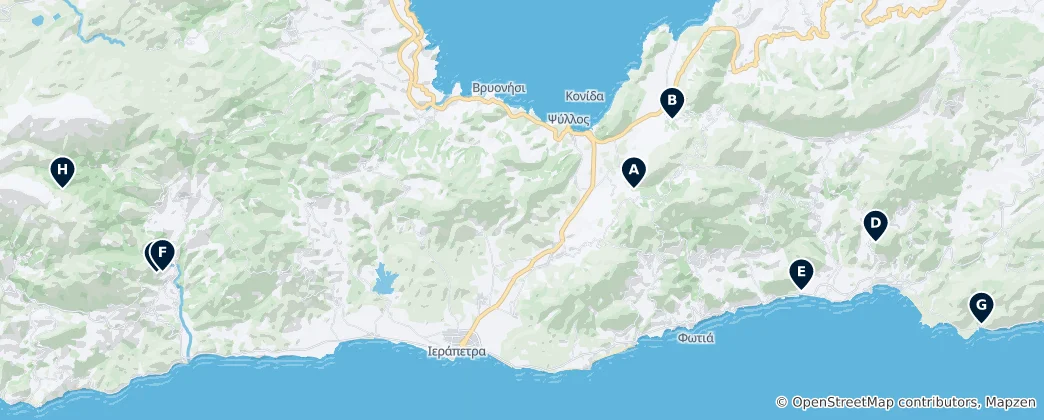Mapa Hidden Gems