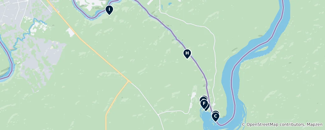 Mappa di Viewpoints & Cliffs