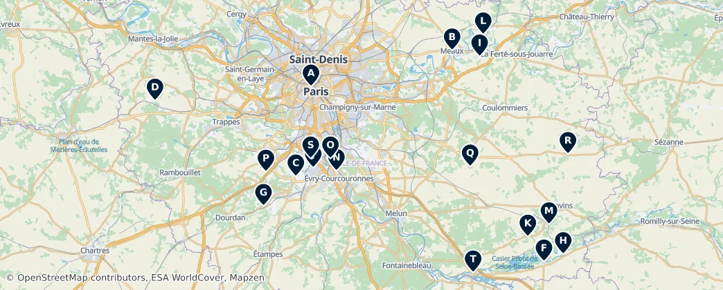 Map of Historic & Heritage Sites
