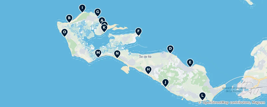 Mapa Best Beaches