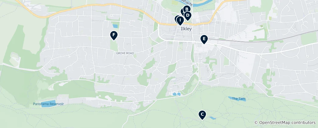 Mapa Ilkley Essentials