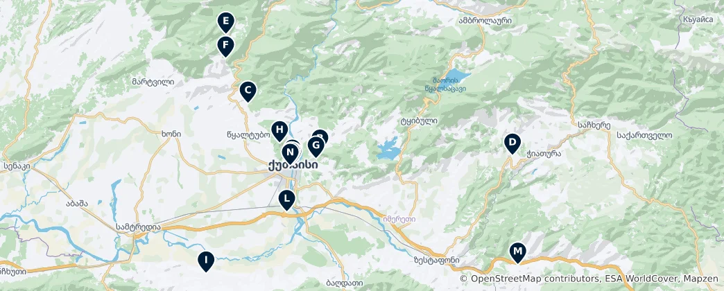 Mappa di Imereti Essentials