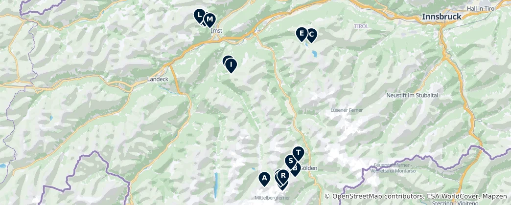Alpine Skiing and Winter Adventures Haritası
