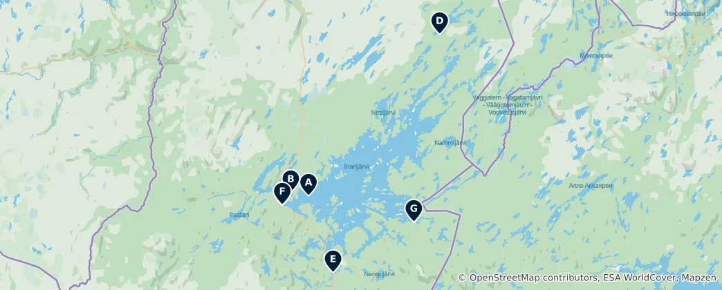 Mappa di Religious & Sacred Sites