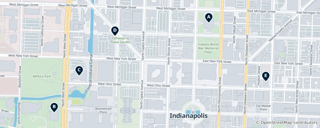 Mapa Museums and Galleries