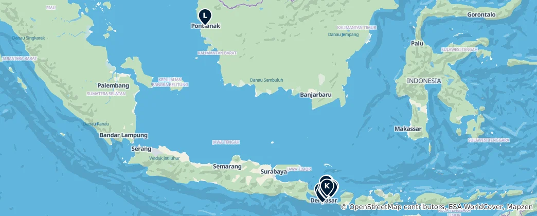 Mappa di Indonesia's Absolute Essentials