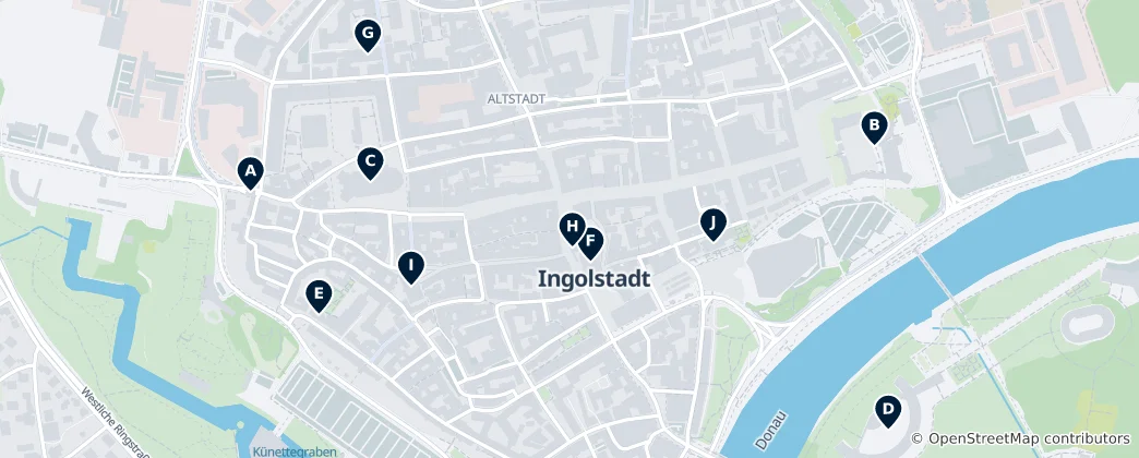 Map of Ingolstadt Essentials