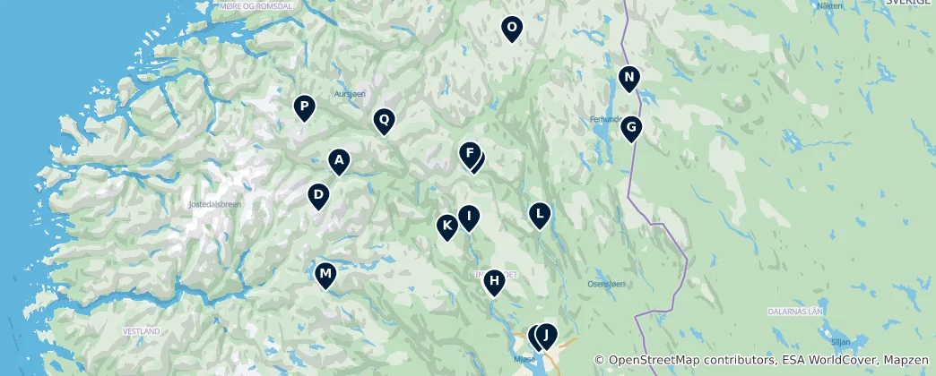 Mapa Innlandet's Crown Jewels: A Lifetime Visit