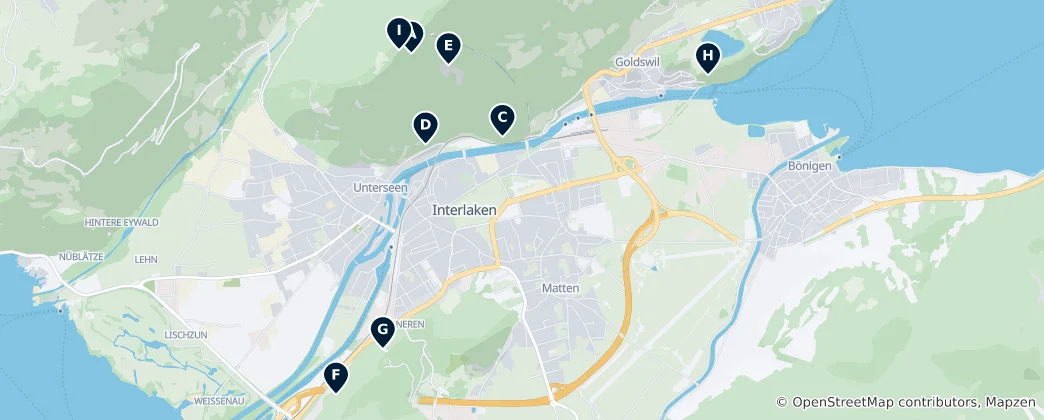 Map of Scenic Viewpoints and Towers