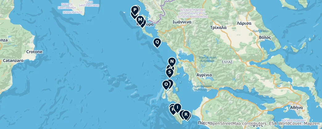 Mappa di Stunning Coastal Landscapes