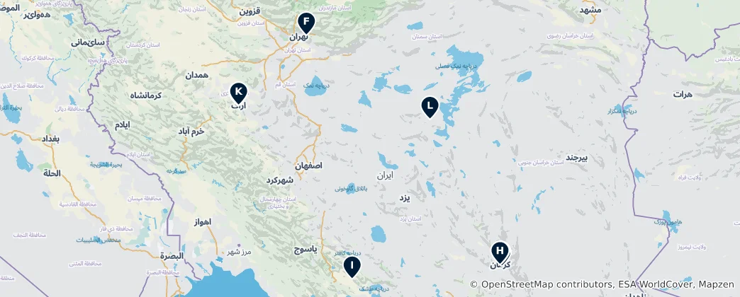 Mappa di Cultural Landmarks