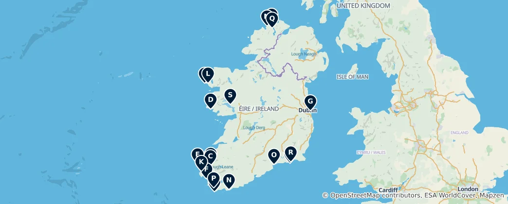 Map of Beaches and Coastal Gems