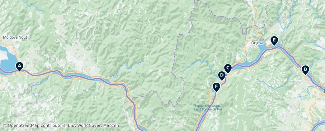 Map of Historical Ruins & Monuments
