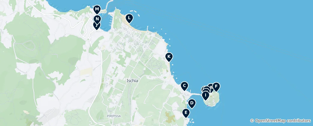 Map of Ischia's Essential Treasures