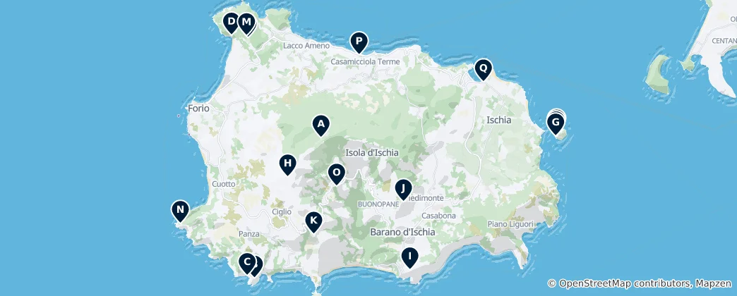 Karte von Scenic Viewpoints and Landmarks