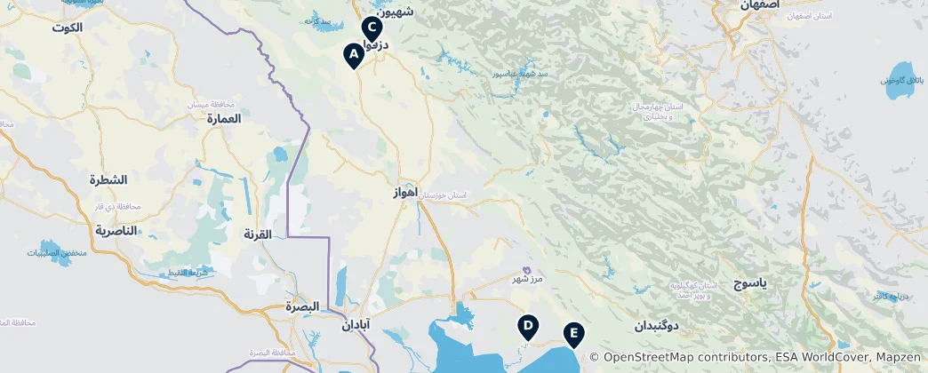 Mapa Religious Landmarks