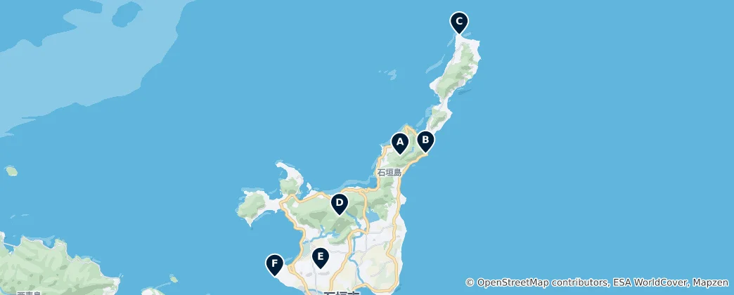 Mappa di Panoramic Viewpoints and Peaks