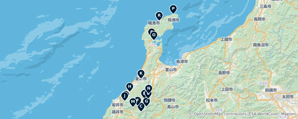 Mappa di Nature and Viewpoints