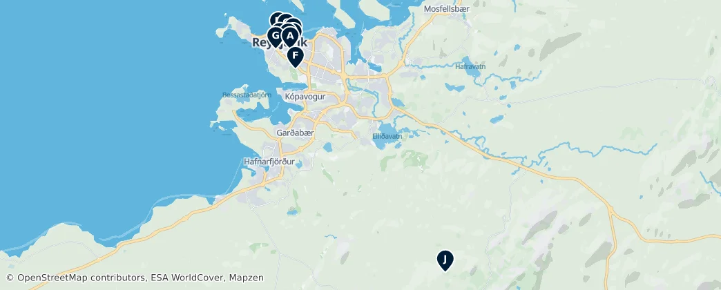 Capital Region Unmissables — Map