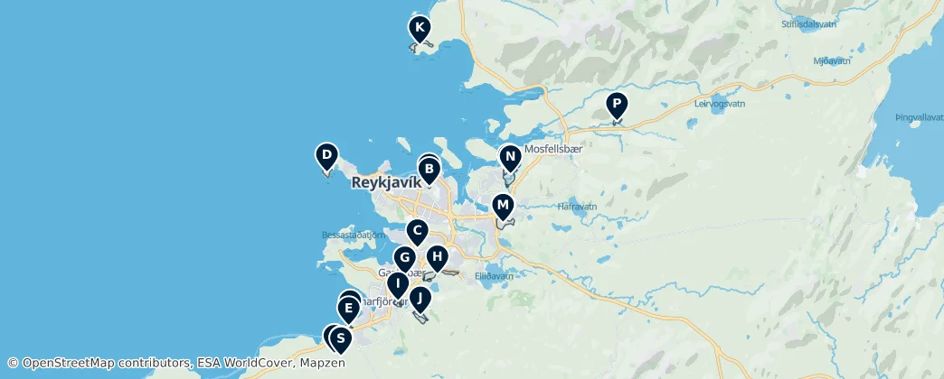 Icelandic Sports and Leisure — Karte